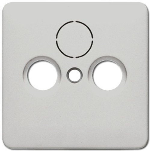 Лицевая панель Jung CD500 для розетки TV+R/TV+R+SAT светло-серый картинка